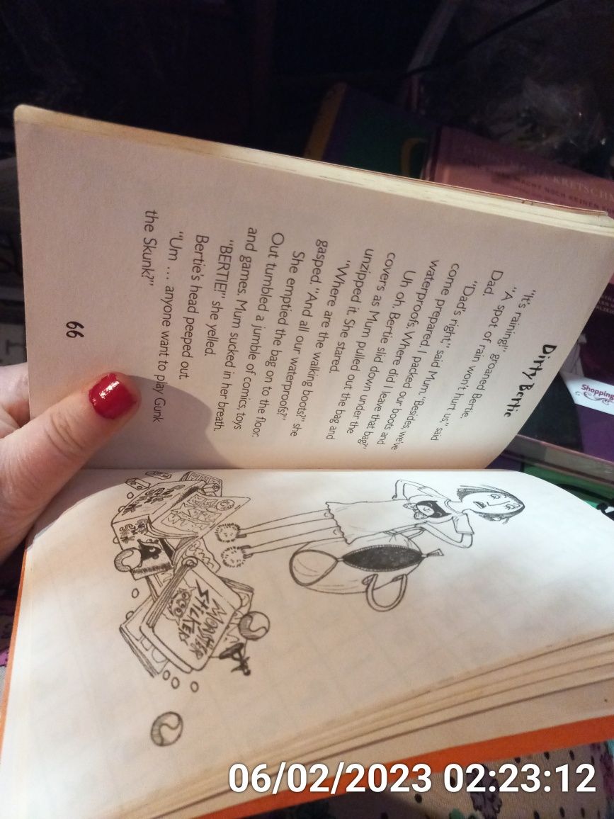 Детская книга на английском dirty bertie scream Alan MacDonald