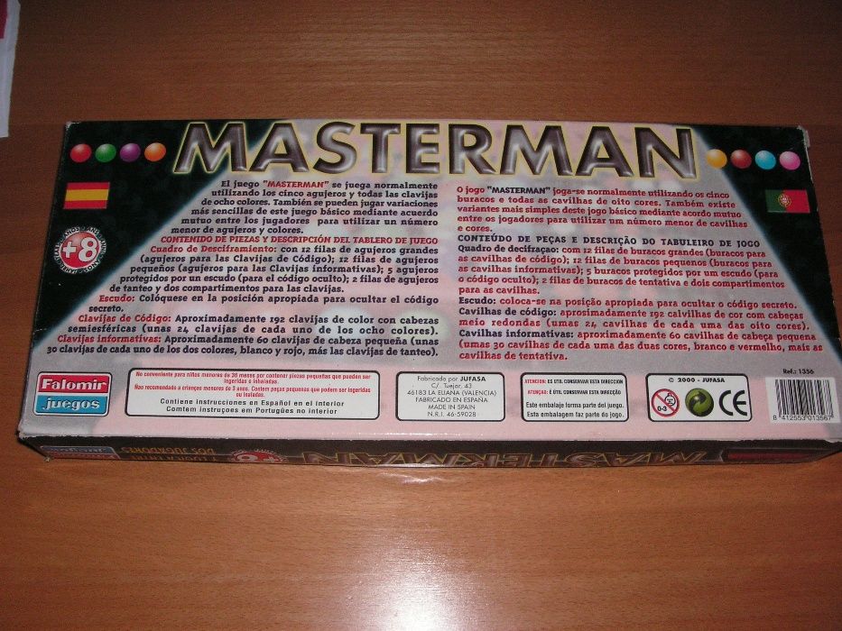 Jogo Masterman +8