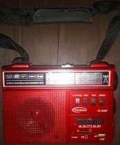Radio na ryby, piknik, MP3, Latarka LED, ładowarka sieciowa