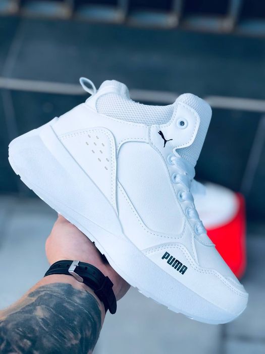 Женские кроссовки Puma Белые зимние кроссовки Пума Жіночі кросівки