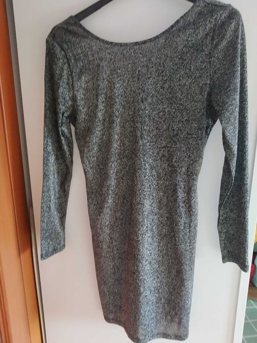 Sukienka  czarna mini H&M rozm 44