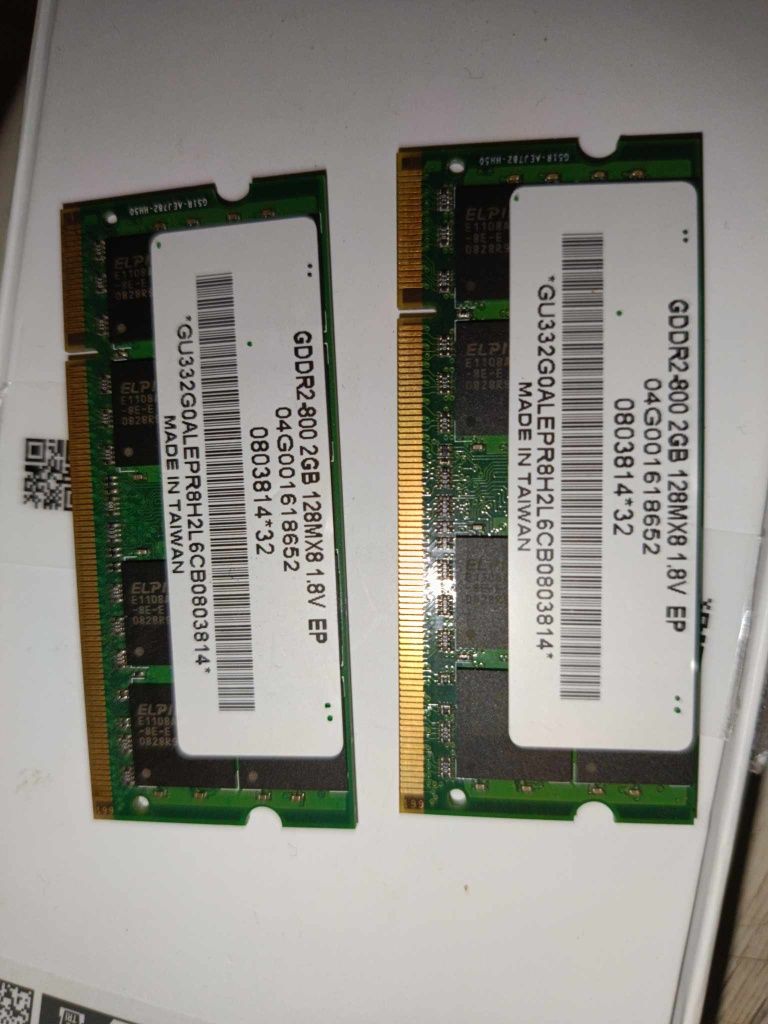 Pamięć RAM 2x2G GDDR2