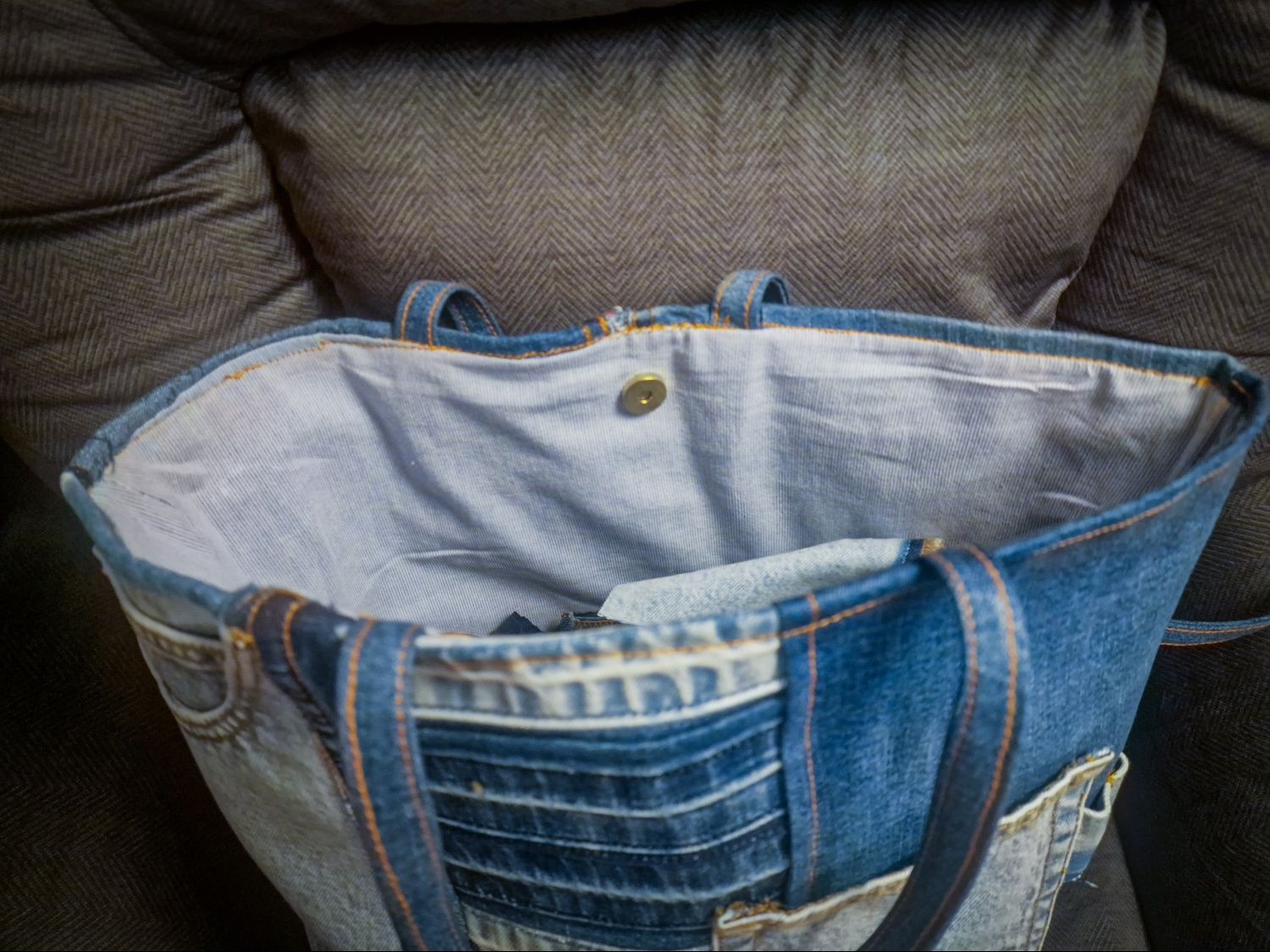Torba jeans Big Bag torebka