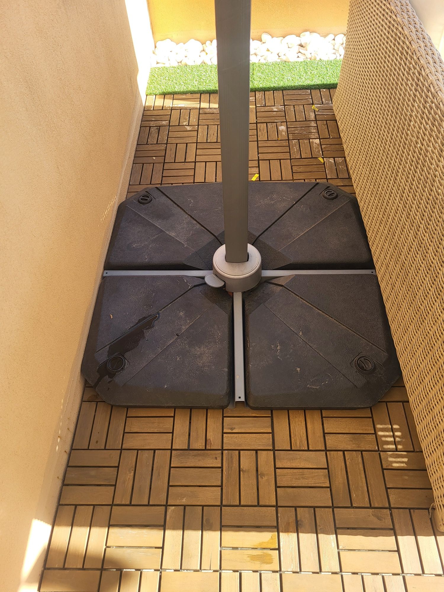 Chapéu de Sol 4x3 com Base