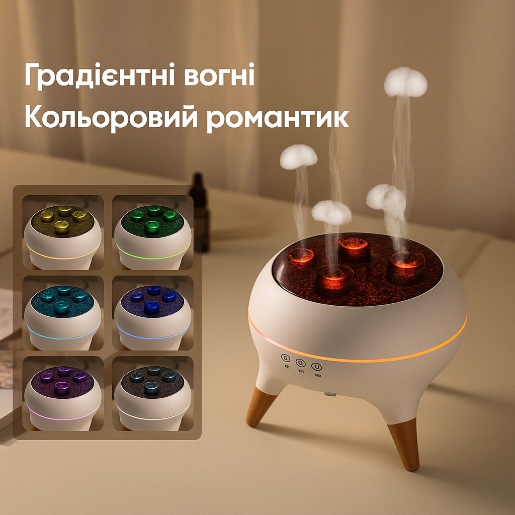 Динамічний аромадифузор медуза ! Зволожувач повітря Хіт