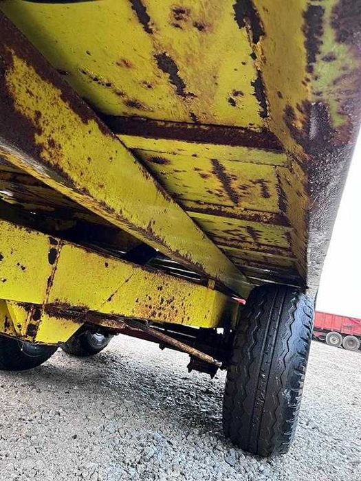 Przyczepa tandem, wywrotka, skorupowa