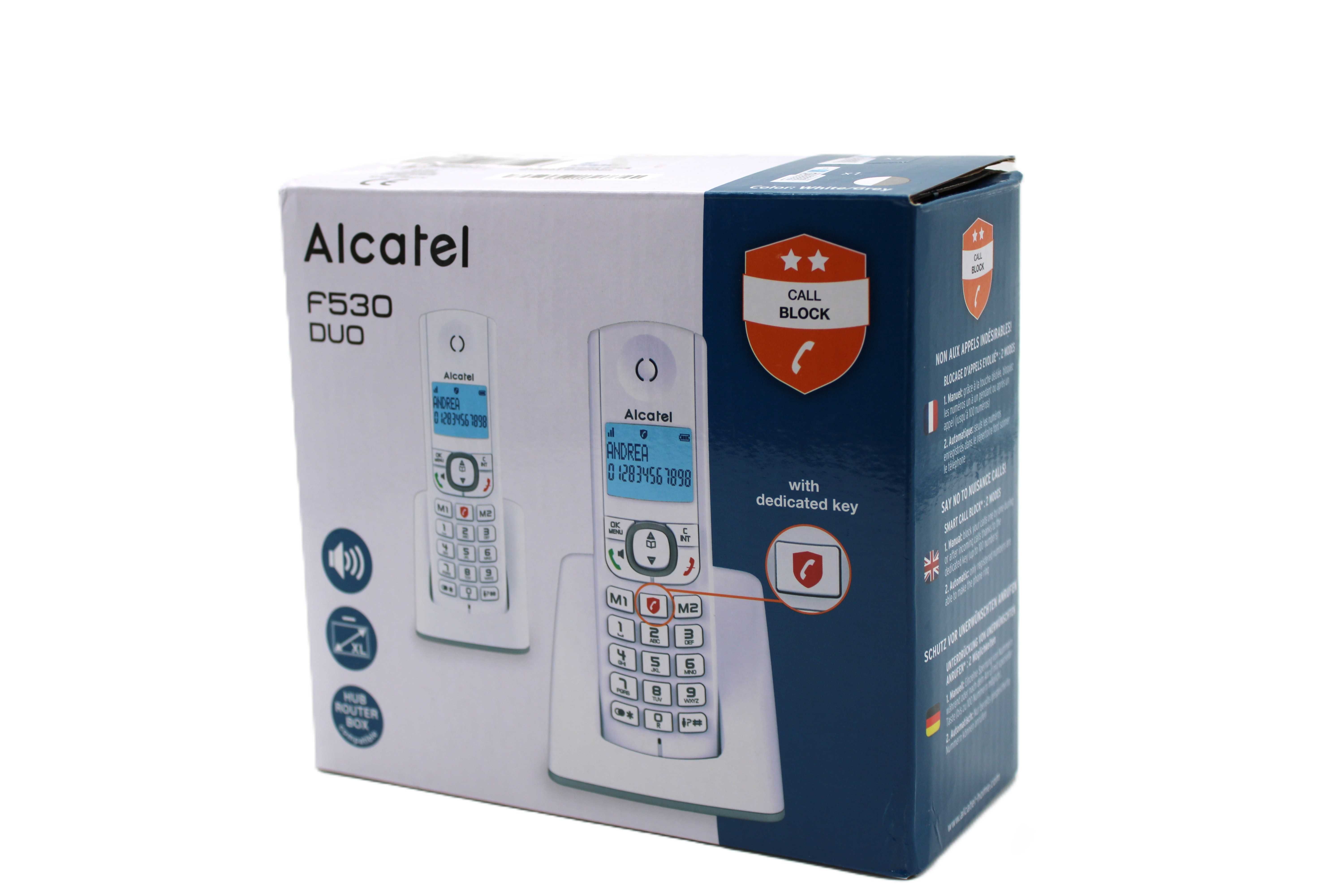 Telefon bezprzewodowy Alcatel F530 Duo