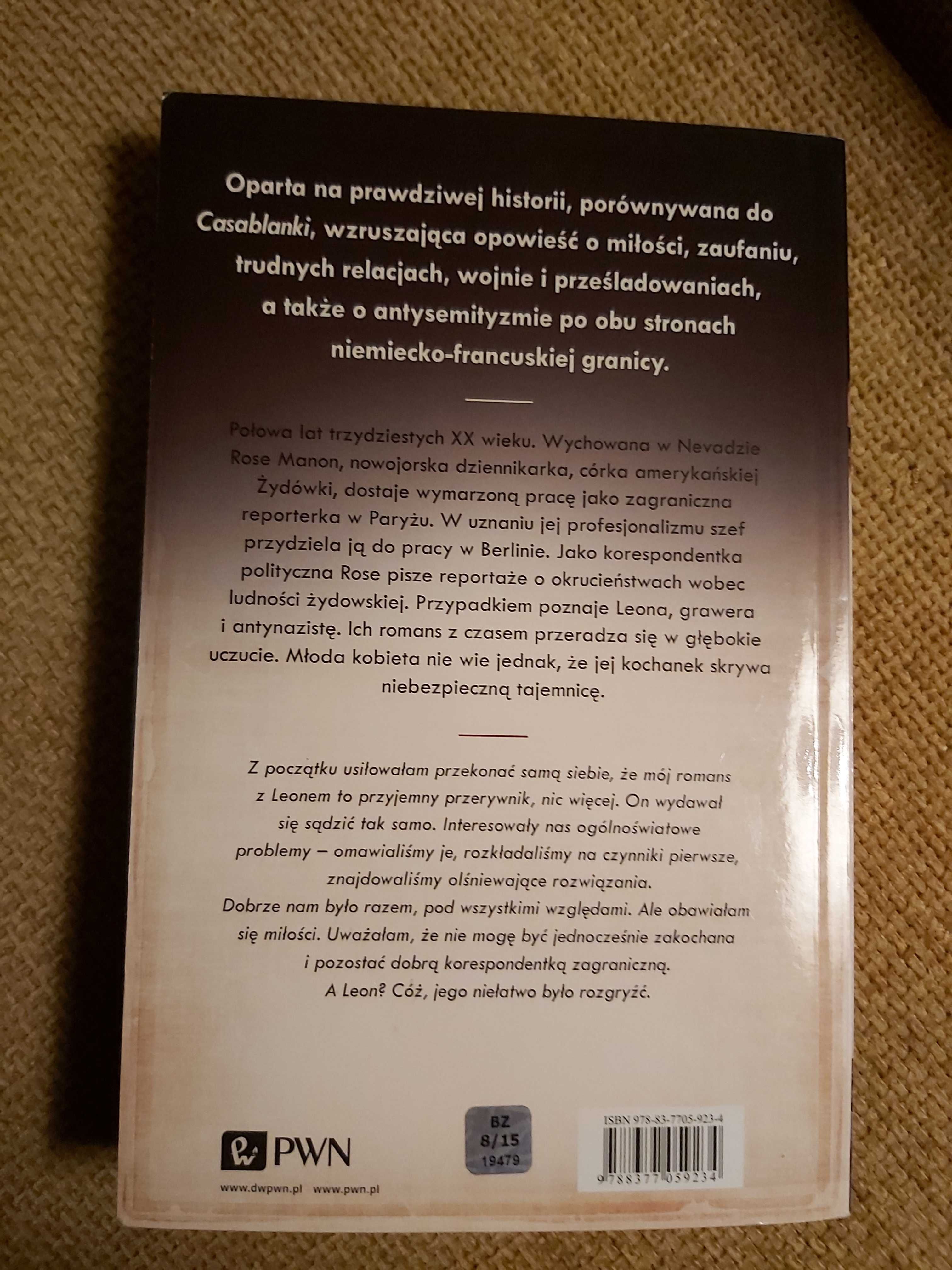 Ostatni pociąg do Paryża Michele Zackheim