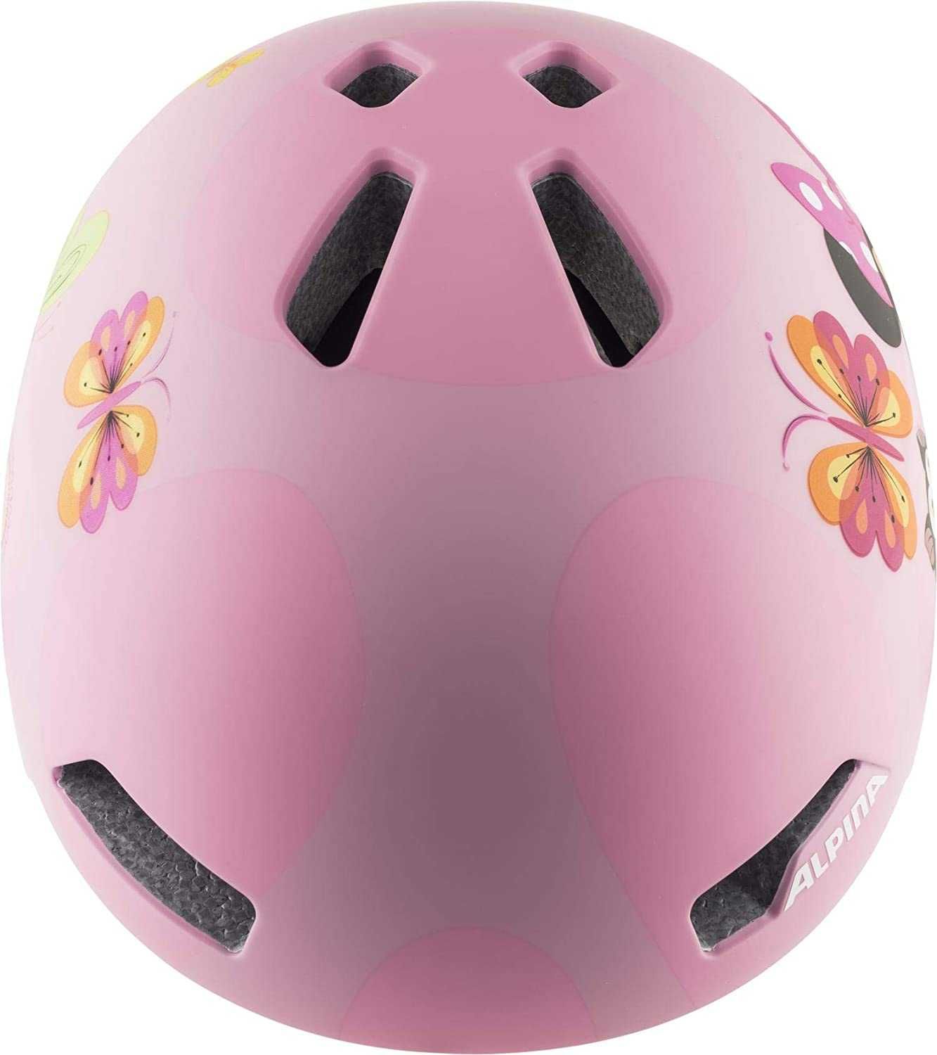 Alpina Hackney Minnie 47 51 kask rowerowy rolki hulajnoga dziewczęcy