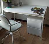 Melltorp Ikea 75/125 stół biurko kolor - biały