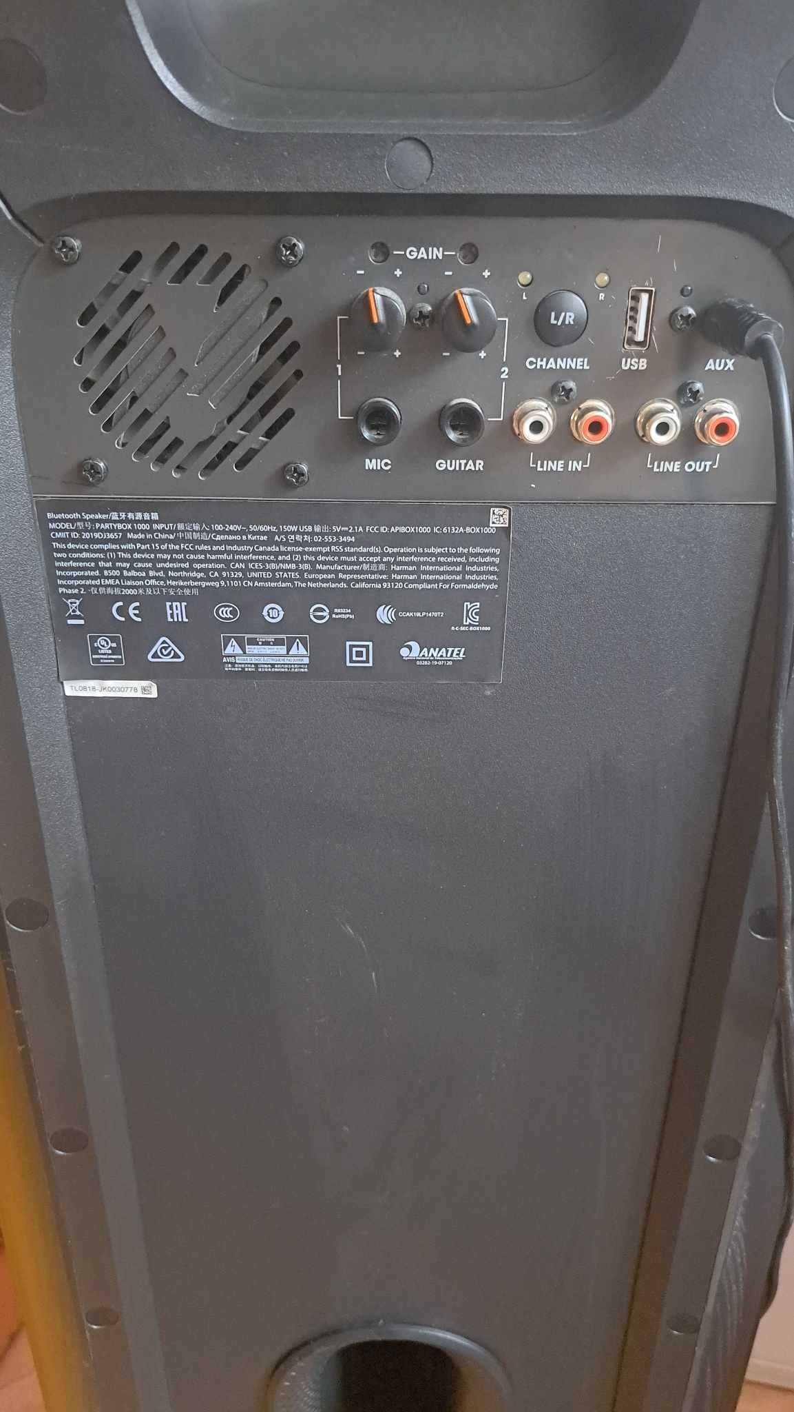 Głośnik JBL Partybox 1000