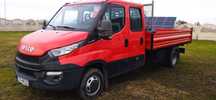 Iveco Daily wywrotka 7 osobowy brygadówka Polska