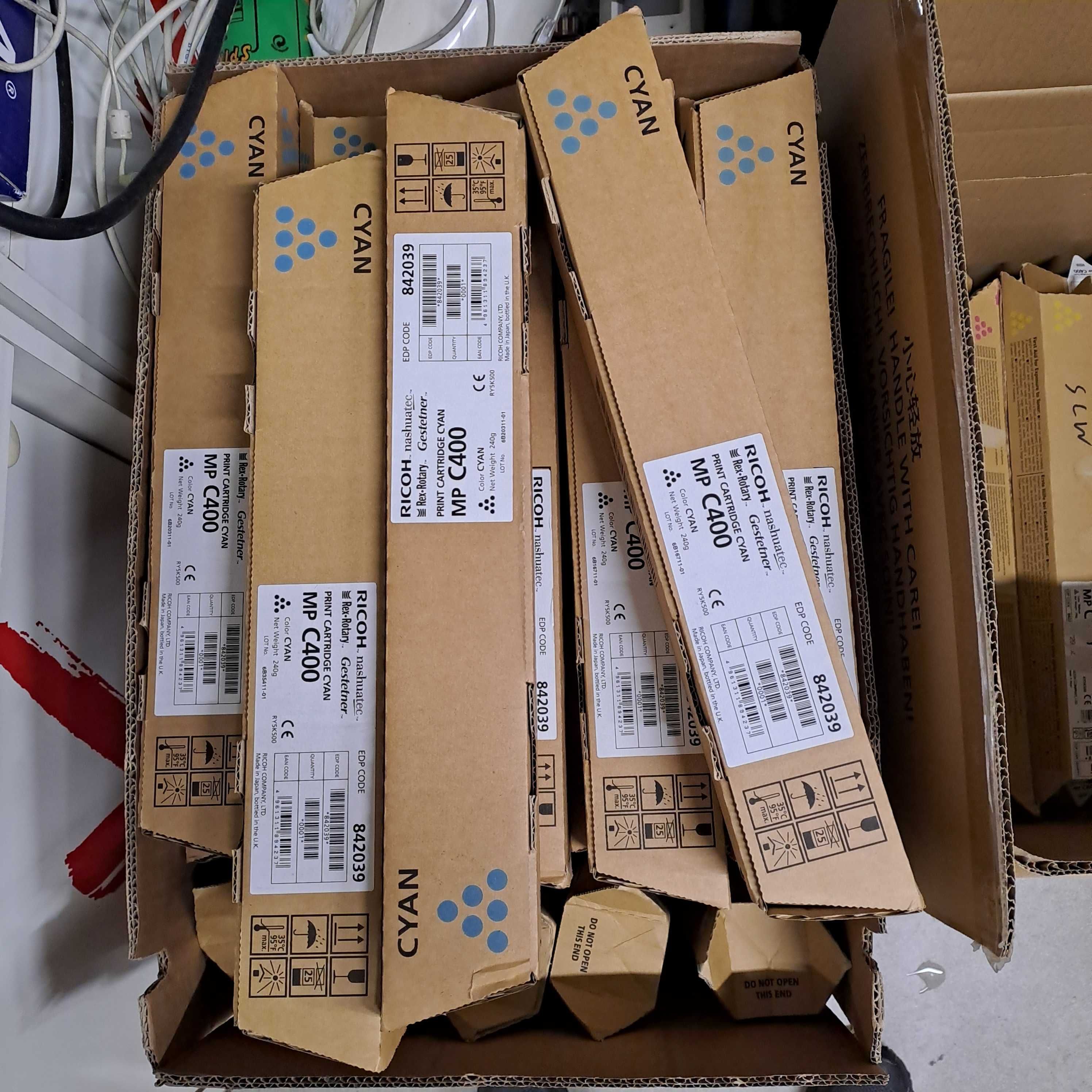 Toner Ricoh MP C3503 c, m, y Faktura VAT