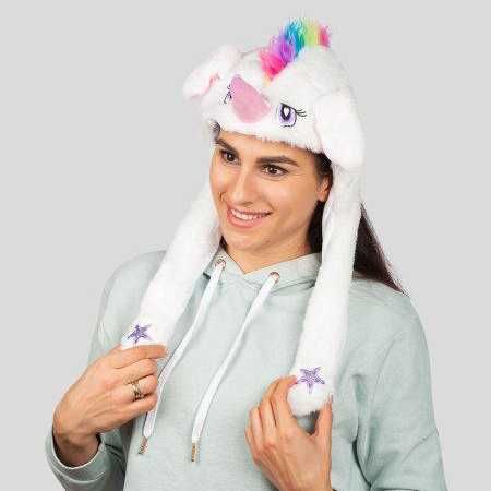 Карнавальная шапка с подсветкой и поднимающимися ушами (зайчик\пикачу)