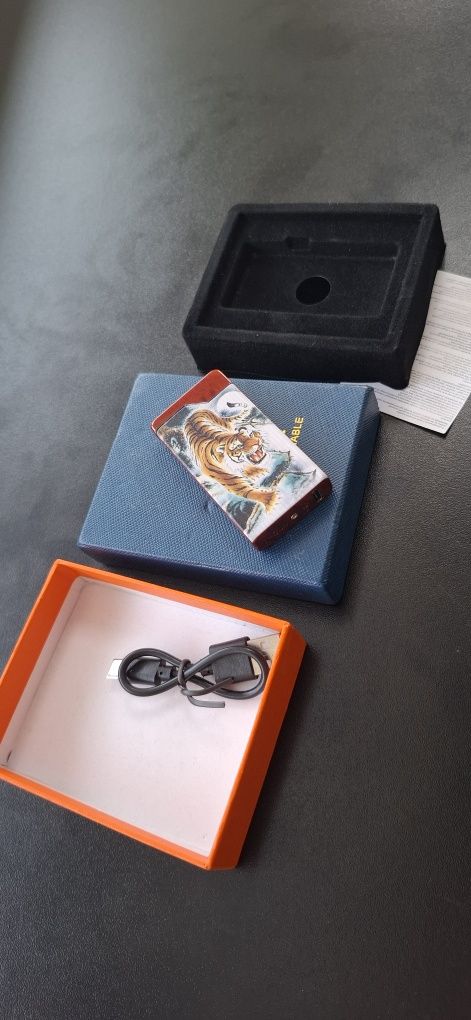 Зажигалка электроимпульсная  USB