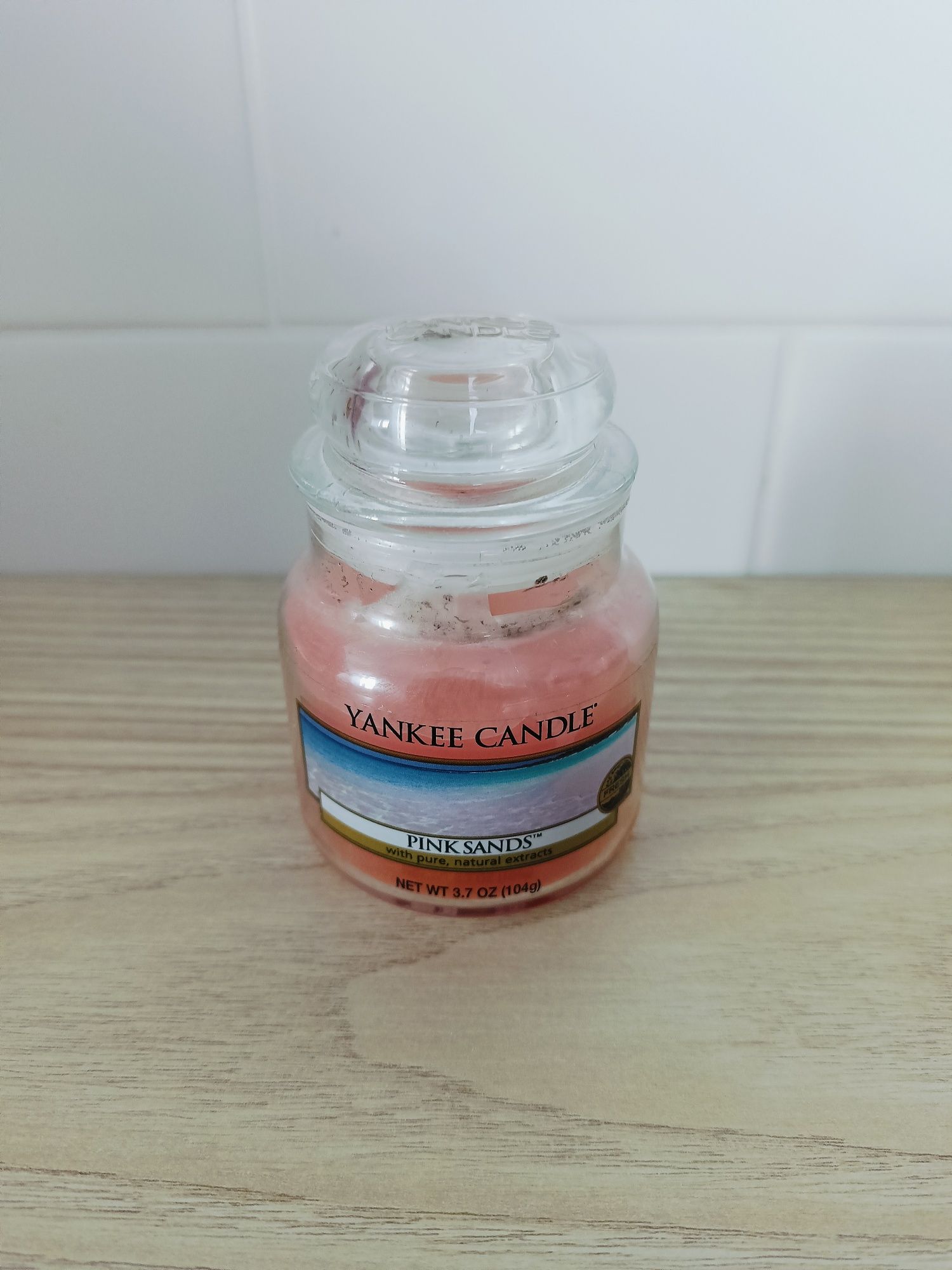 Yankee candle pink sands mały słoik 104g świeca świeczka zapachowa