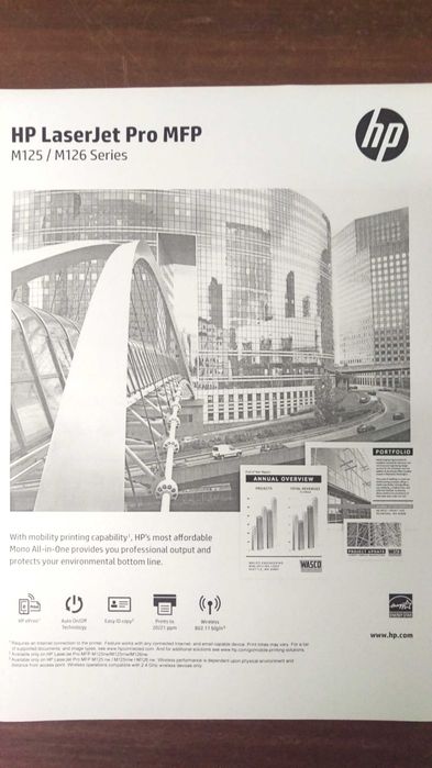 Лазерний БФП HP LJ M125a з картриджем, лотками і кабелями !
