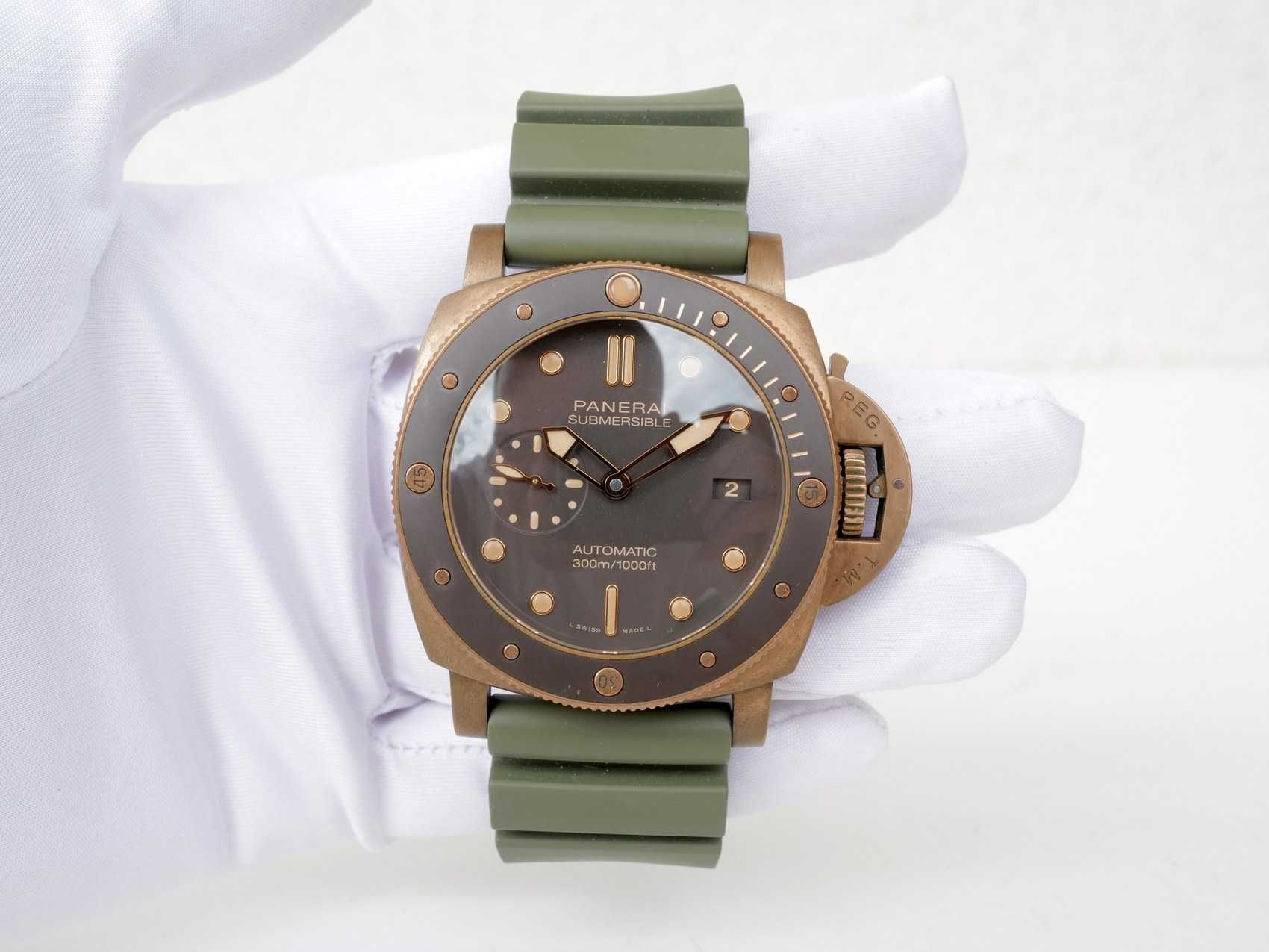 Panerai Luminor Submersible 3 Days Bronzo Ceramic Bezel Automatic