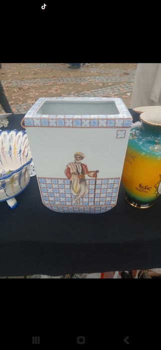 Jarrao + cinzeiro porcelana chinesa