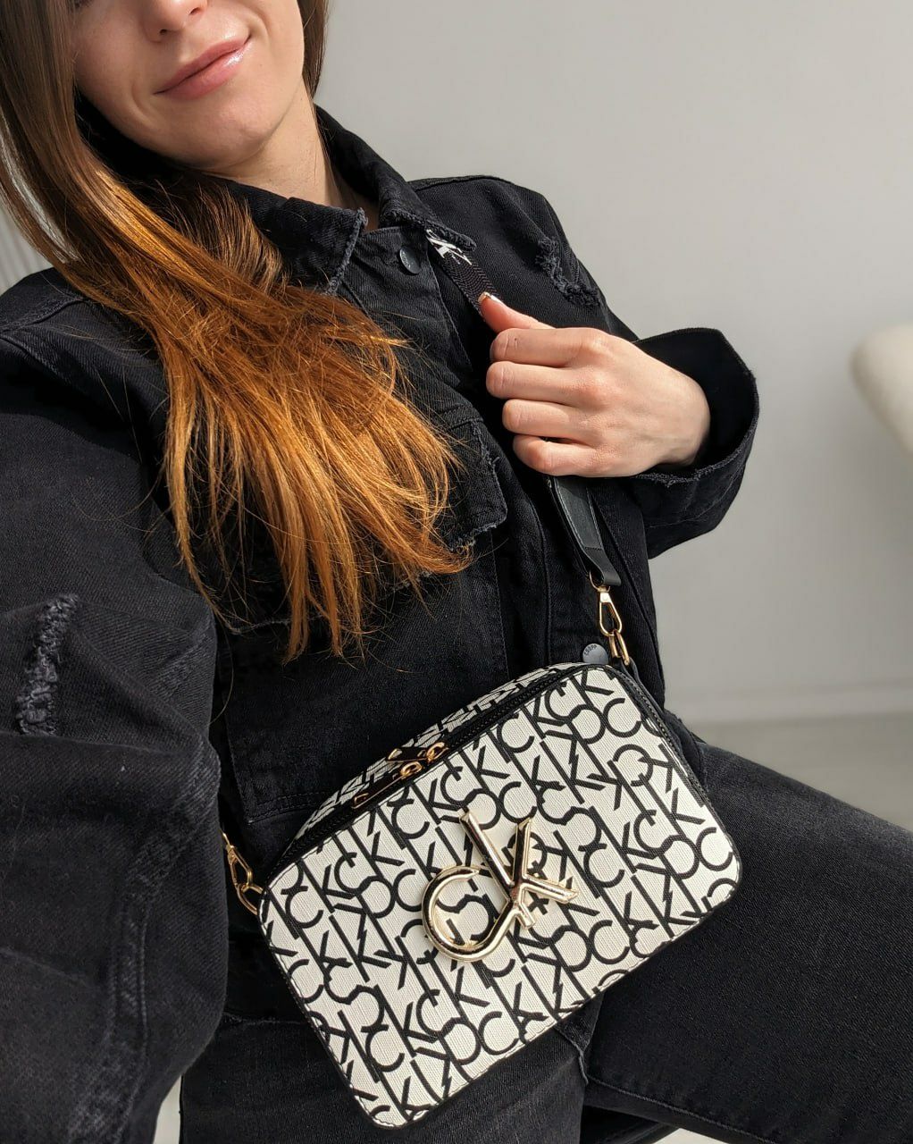 НОВИНКА!!! Женская сумка Calvin Klein, жіноча сумка, кросбоди, сумка ч