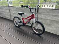 Rowerek dzieciecy Woom 2 kola 14" czerwony