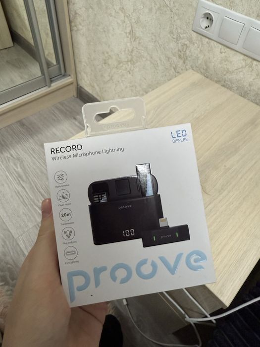 Бездротовий мікрофон Proove Wireless Microphone Lightning (для )