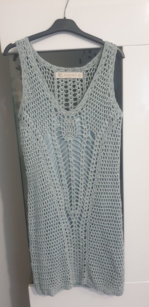 "Zara" sukienka ażurowa