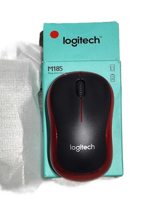 Mysz logitech czerwona