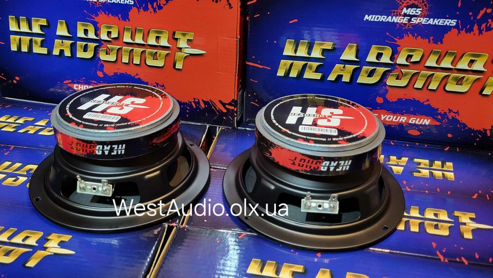 16см Kicx HeadShot M65/динаміки в авто/колонки/300Вт