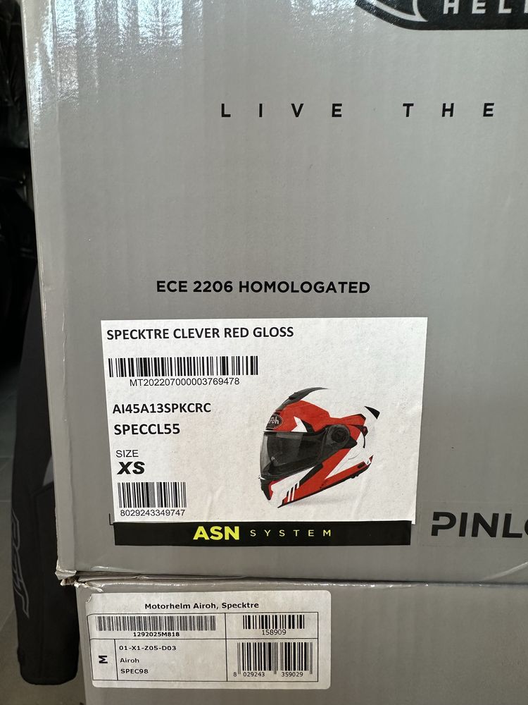 Szczekowy Kask Motocyklowy AIROH Spectre Clever rozmiar XS PROMOCJA!