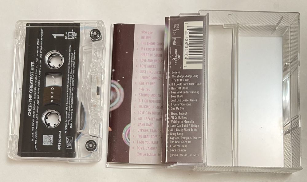 Cher greatest hits the best kaseta magnetofonowa audio