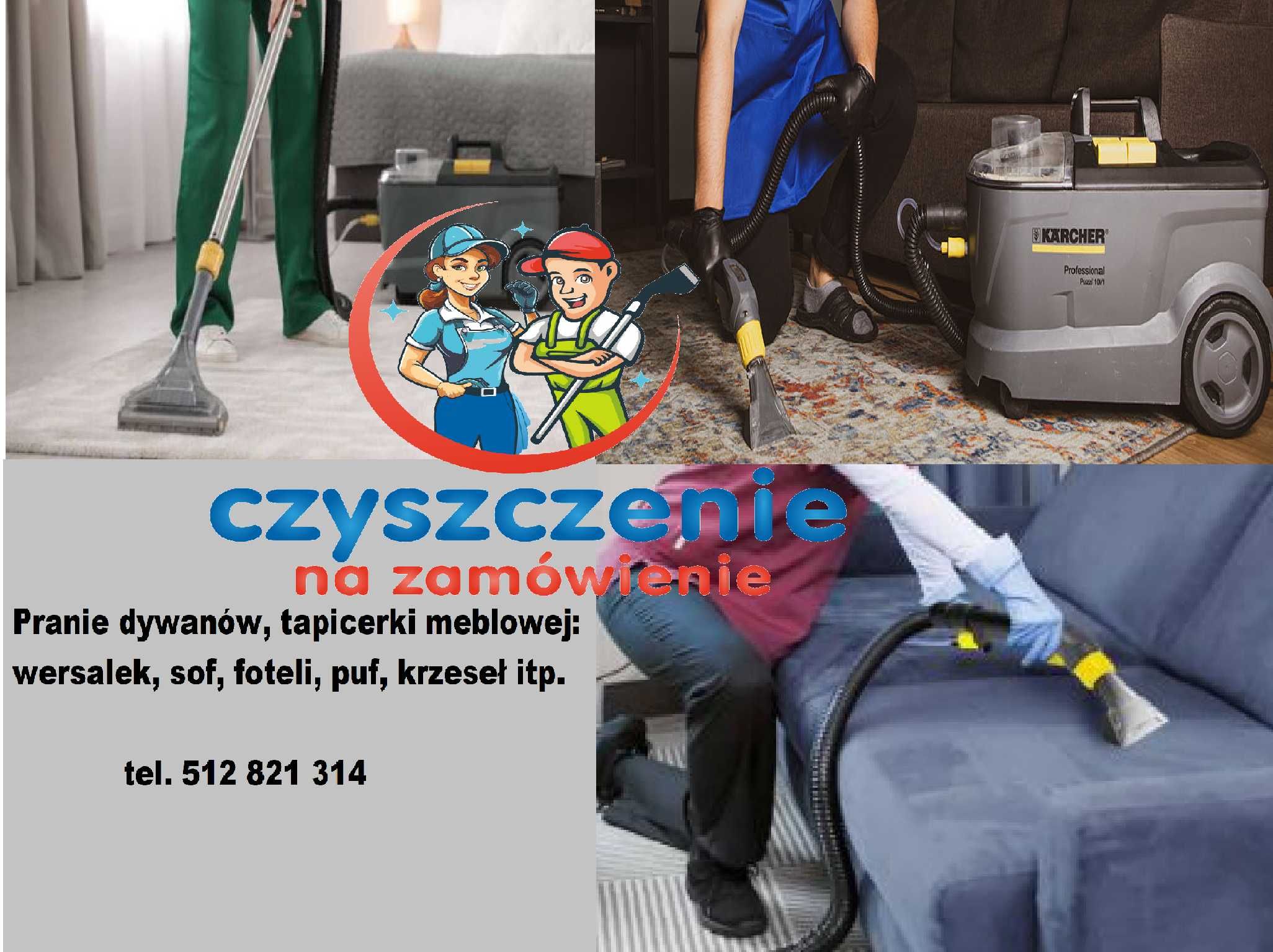 Czyszczenie tapicerki samochodowej, dywanów, łóżek, sof, narożników