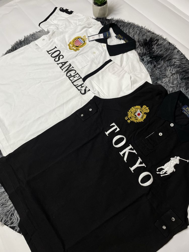 Футболка поло Polo Ralph Lauren Chief Keef Chicago Los Angeles Tokyo