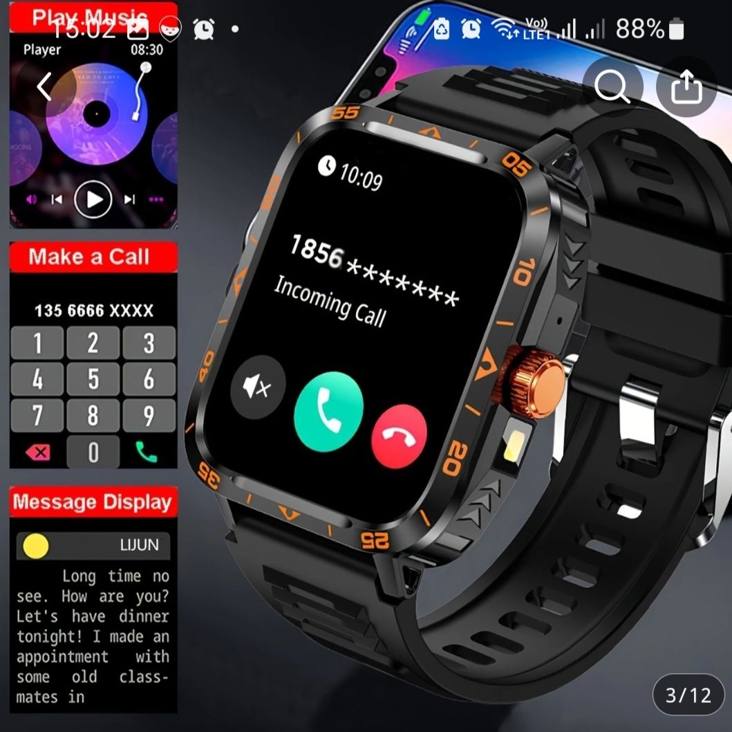 Смарт Часи/Smart Watch/Розумний Годинник