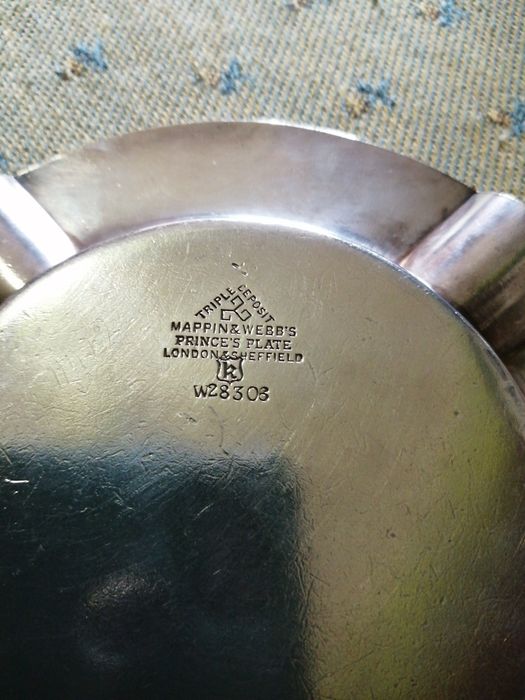 Cinzeiro de prata NEGOCIÁVEL