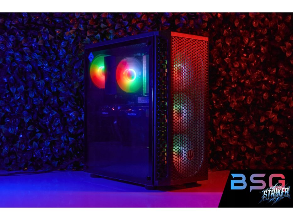 komputer gamingowy bsg striker v9 amd ryzen 5 16gb 1tbssd rx6600 win11