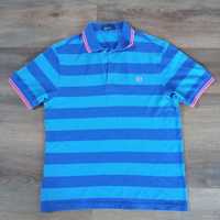 Fred Perry Koszula Polo Męska w Paski Rozmiar M