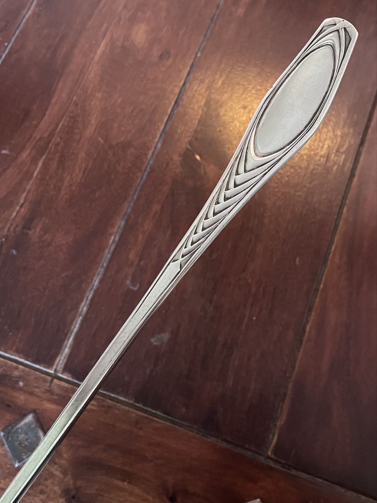 Art deco - Gigantyczna, posrebrzana chochla - Walbreu 40cm wazówka
