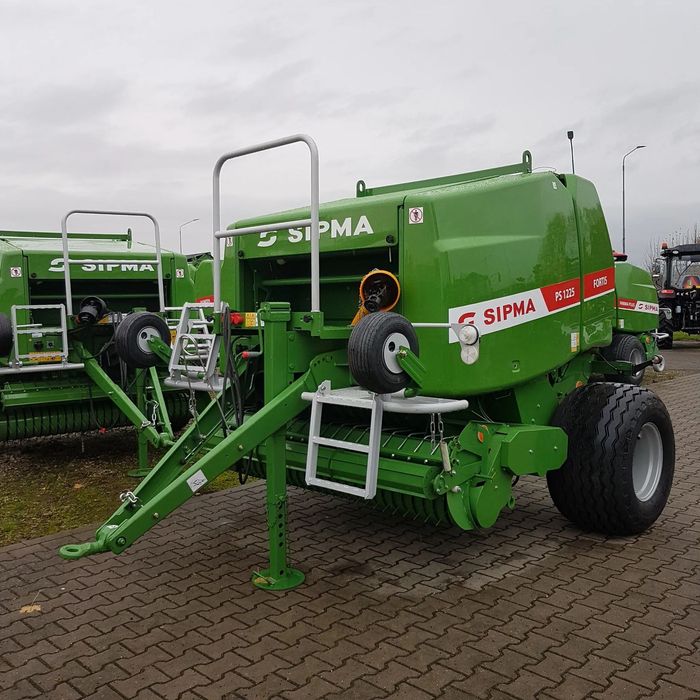 Sipma PS 1225 FORTIS  PRASA PS 1225 FORTIS SIPMA walcowo-łańcuchowa, noże+uchylna podłoga