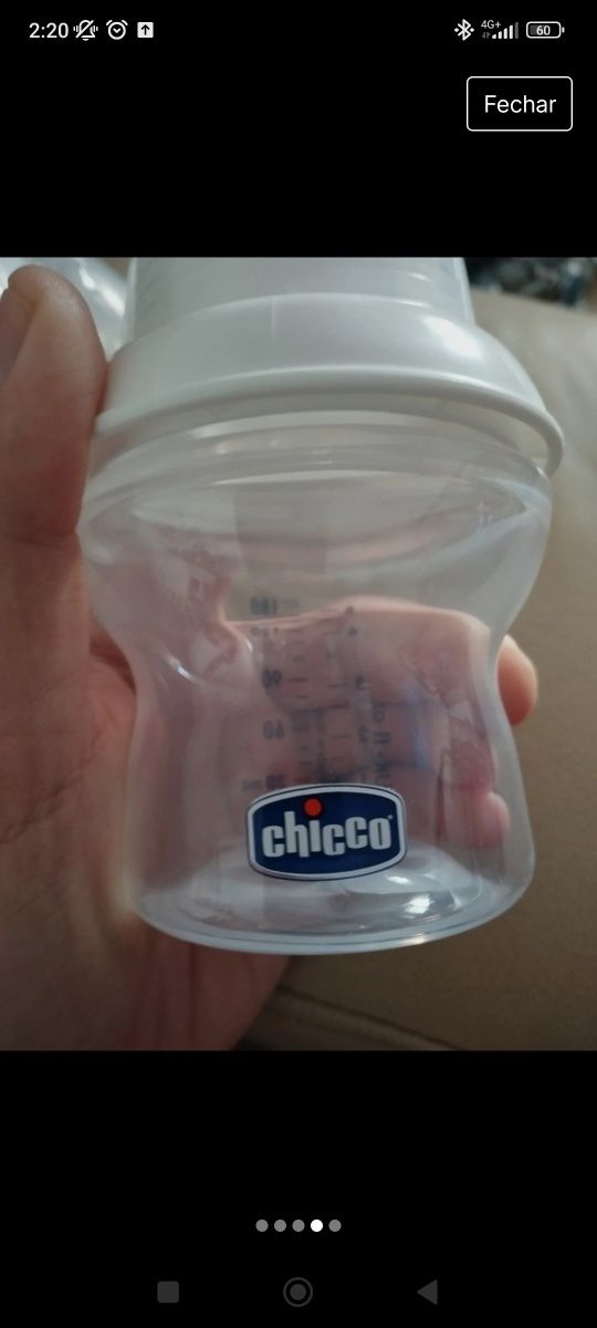 Bomba tirar leite materno chicco