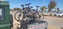 Suporte de atrelado para 3 bicicletas