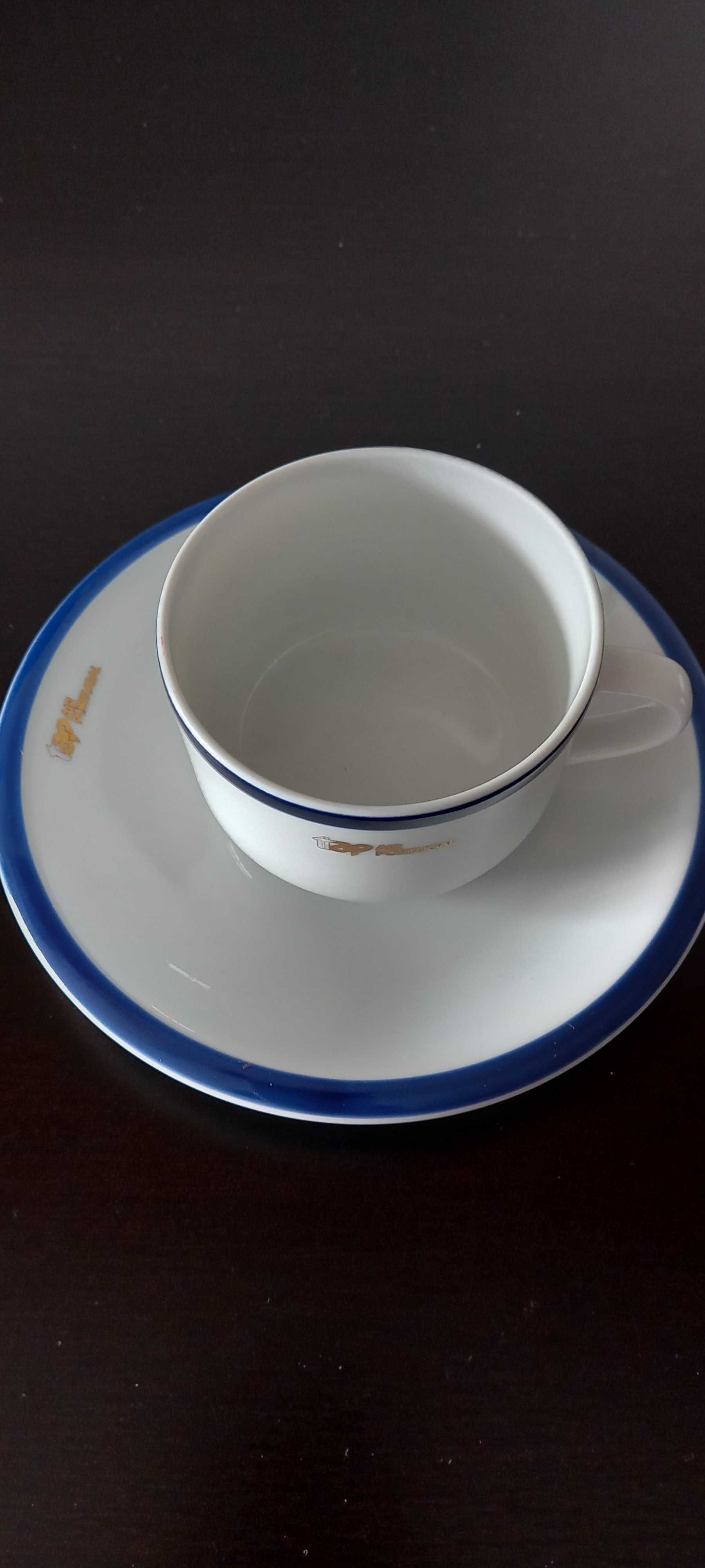 Loiça Vintage Nova em Porcelana Spal com Logótipo TAP - Conj. Café/Chá