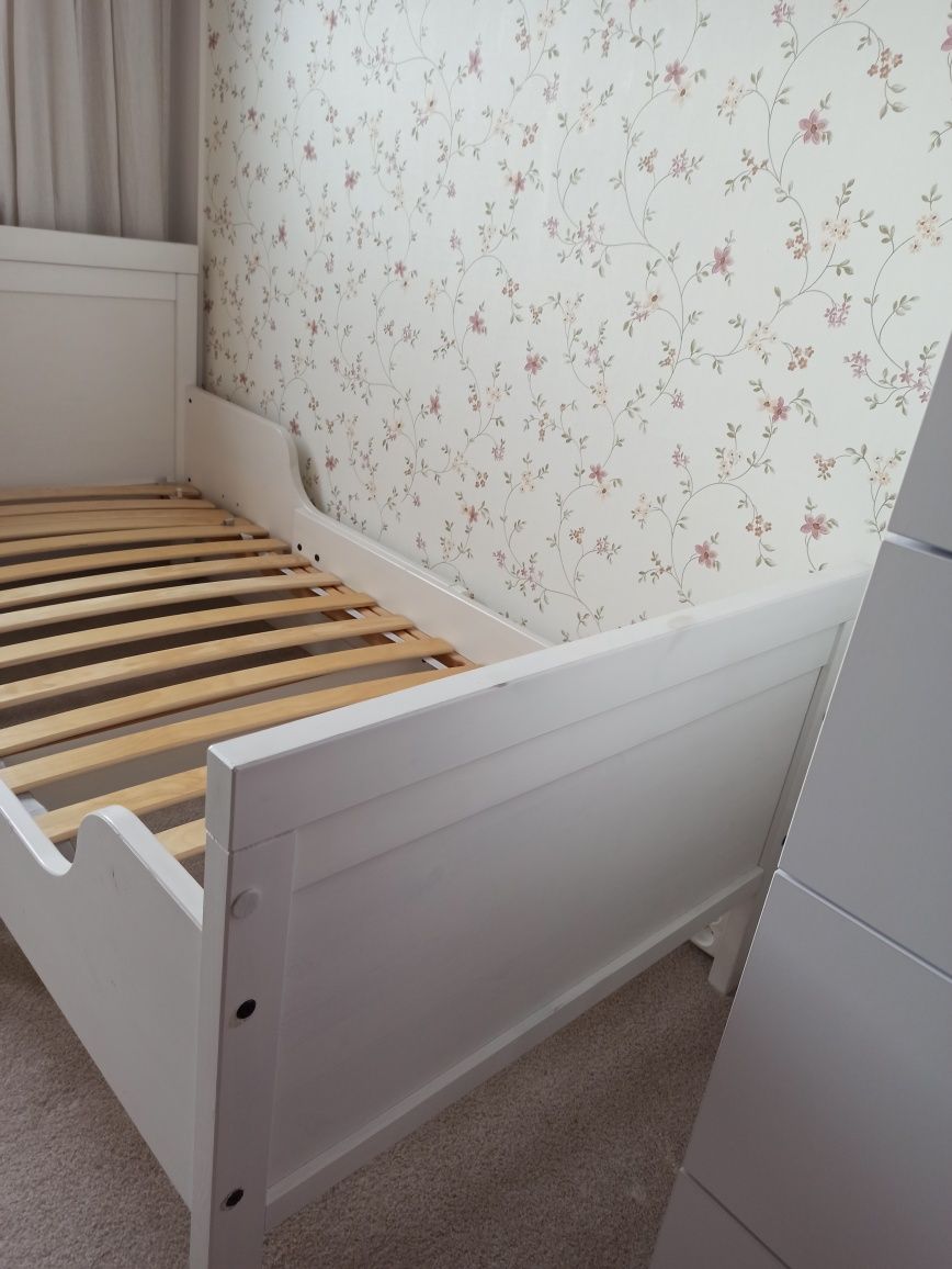 Łóżko Ikea Sundvik rozsuwane rośnie razem z dzieckiem stan bdb