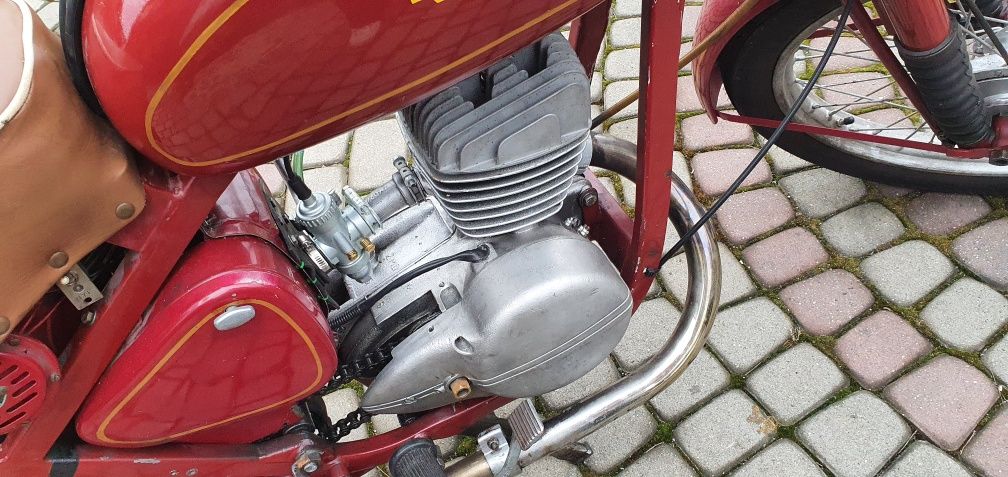 Motocykl WFM M06 123 cm z 1964r. sprawny jeżdżący
