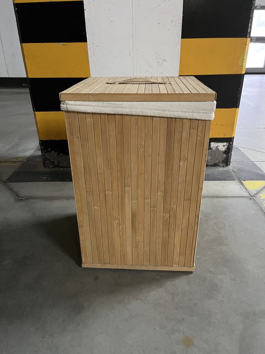 Bambusowy kosz na pranie