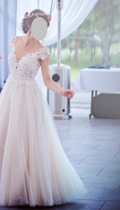 Wyjątkowa suknia w stylu boho rozm. XS / S