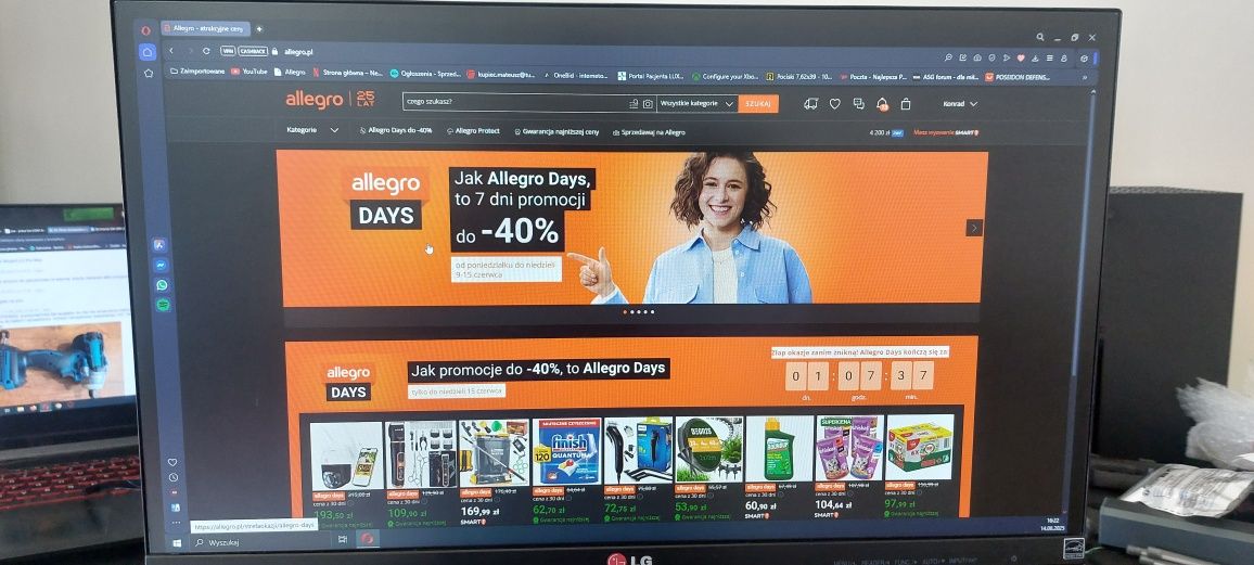 Monitor LG 23mp65vq p