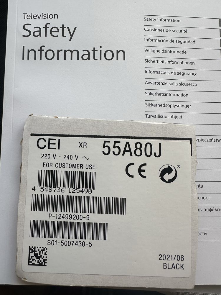 Telewizor oled sony