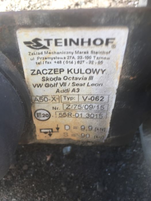 Hak holowniczy skoda oktawia 3 ,golf 7 ,a3,leon od 13-19rok