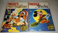 2 livros antigos da Walt Disney ano 1982